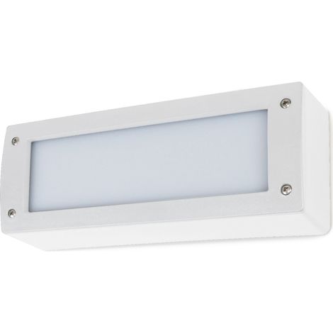 Aplique de pared DEVON GX53 2x3,20 W 405/410/410 lm 3000 K/4000 K/6500 K CRI80 IP66 Blanco (1/2)