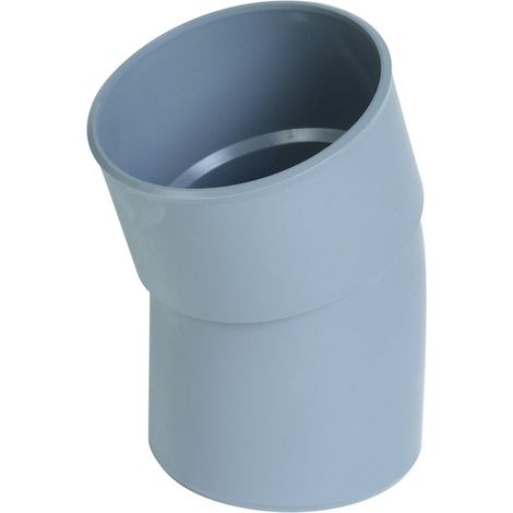 Nicoll – Coude PVC évacuation 20° mâle-femelle Ø100 – Raccord évacuation lisse – Évite les impuretés – Circonférence femelle anti-ovalisation