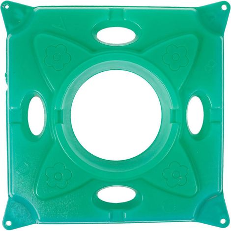 Radeau flottant écologique en plastique vert, idéal pour le jardinage. (1/5)