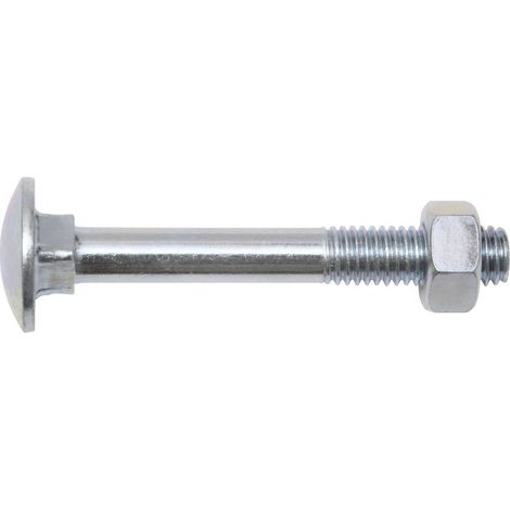 SWG 223 8 80 67 Vite di bloccaggio 8 mm 80 mm Quadrato DIN 603 Acciaio zincato 25 pz.