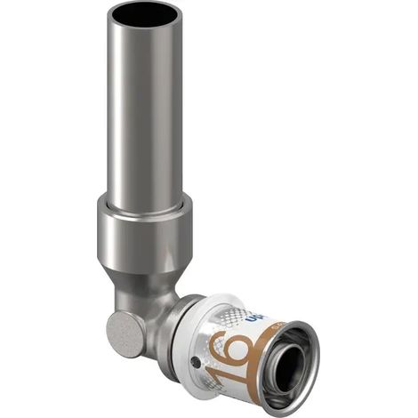 Uponor S-Press PLUS Squadra di raccordo HK cromata 16-15CU l=1000mm, 1070679