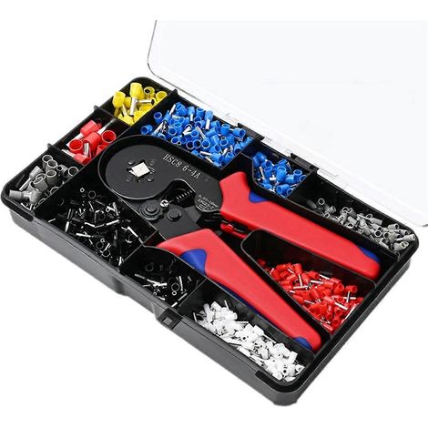 Pince à sertir HSC8 6-4A pour cosses tubulaires, coffret de rangement raffiné. (1/5)