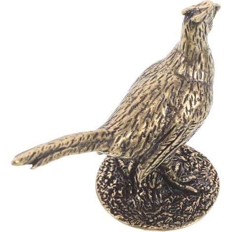 Tierstatuen aus Kupfer Fasanenstatue für Garten aus Messing