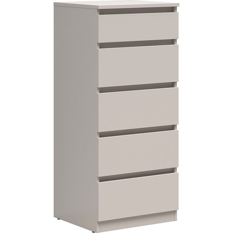 Cassettiera a 5 cassetti Edwin Cashmere