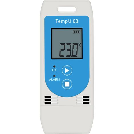 Enregistreur de données de température et d'humidité USB TempU 03 - Enregistreur de données de température et d'humidité réutilisable (1/4)