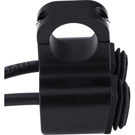 22mm 7/8" Etanche Guidon Phare Commutateur 12V16A Spot Light Lamp Interrupteur à Double Usage 3 Positions Interrupteur On/Off Bouton en CNC Alliage d'aluminium (1/5)