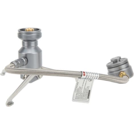 Stabiles und faltbares Küchenstativ mit Butangasflaschenadapter, ideal zum Wandern, Angeln und Campen. Hohe Stabilität und Wasserdichtigkeit. (1/5)