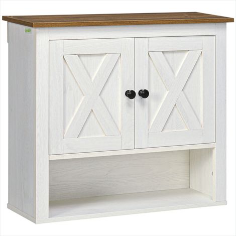 Meuble de salle de bain Armoire murale salle de bain avec placard (1/5)