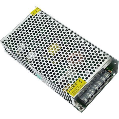 Transformateurs 12V 200W Pour Bande LED 5050 2835, Bloc d'Alimentation 12V DC 16.5A - Digilamp (1/4)