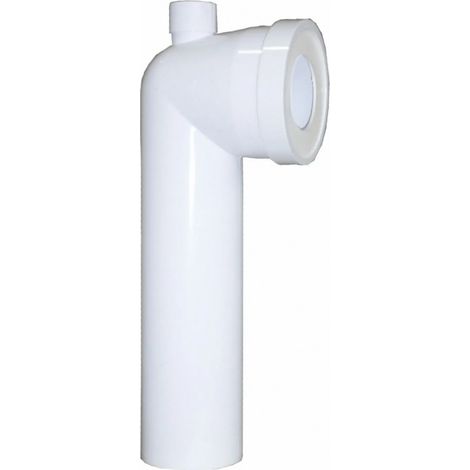 Gomito WC a 90 gradi Diametro maschio 100 con maschiatura dall'alto