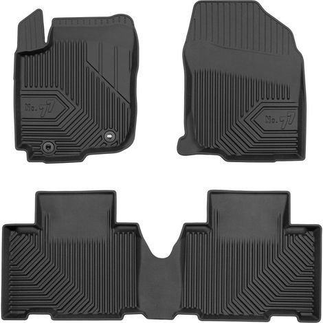 Tapis de Sol de Voiture pour Toyota RAV4 IV 2013-2019 sauf hybrid TPE Noir 4Pcs (1/5)