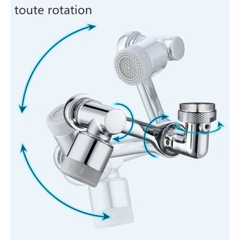 Robinet à bras robotisé Modèle - Cuivre et ABS - Rotation à 1080° (1/4)