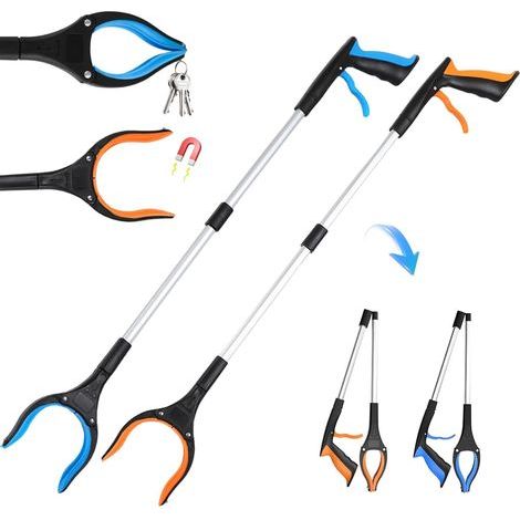 Strumenti di raccolta, pinze telescopiche con gancio magnetico, pinze per la raccolta dei rifiuti pieghevoli e girevoli a 360° (M1) (1/5)
