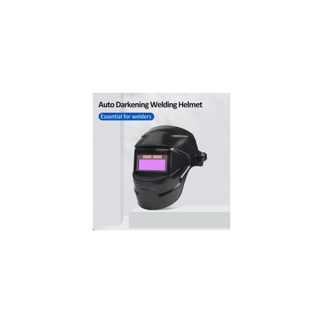 Masque de Soudage à Grande Visibilité Auto-obscurcissant Couleurs Réelles Casque de Soudage alimenté par l'énergie Solaire(10 écrans de protection inclus) (1/5)