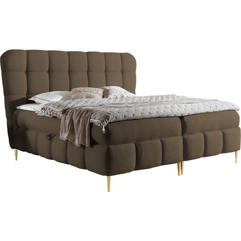 Cama continental Musica, Freya 210.07, Continental, Doble, 160x200, Tapiz, Somieres, 184x208x122cm