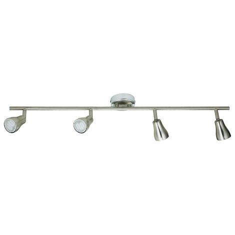 Plafonnier Candellux JAWA nickel satiné 4xGU10 80 cm