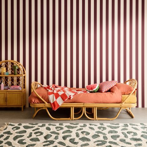 Lit enfant exotique 90 x 190 cm rotin naturel - Arlo