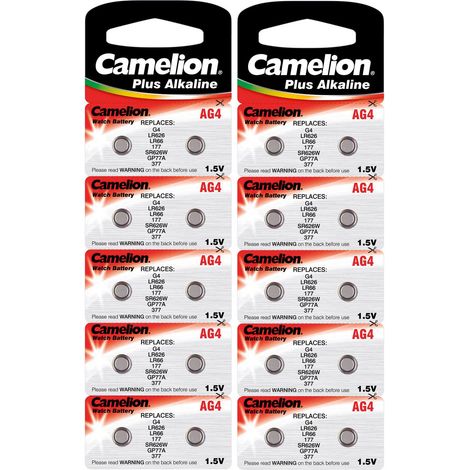AG4 PAR 20 PILES Camelion