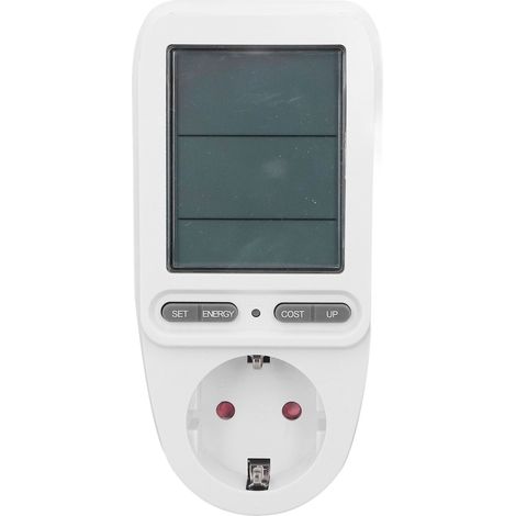 Multifunktionaler, intelligenter Stromverbrauchsmonitor mit ABS-Gehäuse und Zählersteckdose für 230-V-Stecker (DE-Stecker) (1/5)