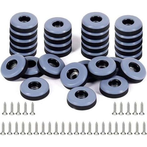 Patins Ronds Téflon 19mm pour Meubles – Lot de 30, Protection Sols et Réduction du Bruit (1/5)