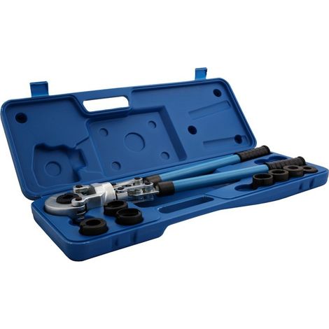 Outil de sertissage pour tubes PEX avec 9 matrices