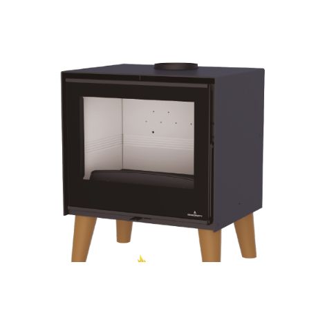 BRICOSOL ESTUFA CON INTERIOR EN FIRETEK Y CRISTAL VISION BRONPI MODELO ARUS