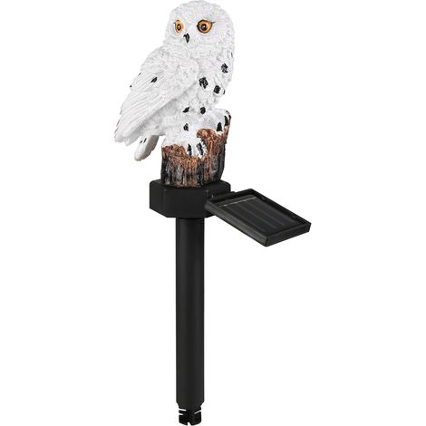 Lampe décorative de jardin en forme de hibou solaire étanche à LED (1/5)