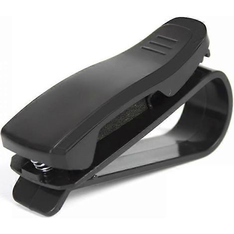 Sonnenbrillenhalter, Sonnenblendenclip für Brillen, Brillenorganizer fürs Auto, schwarz (1/5)