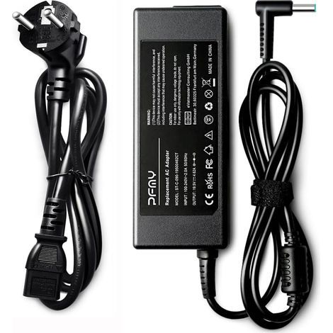 Charger AC Adapter Alimentation Ordinateur Portable Chargeur Adaptateur 19,5V 4,62A 90W pour HP Pavilion 15 17, HP 250 255 G2 G3 G4 G5, HP Pavilion X360, HP Envy X360, HP Stream 11 13 Notebook (1/5)