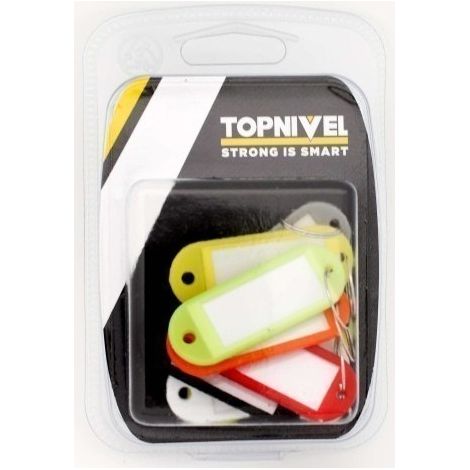 Portaetiqueta Llaves 58X22Mm Plastico Surtido Nivel 8 Pz