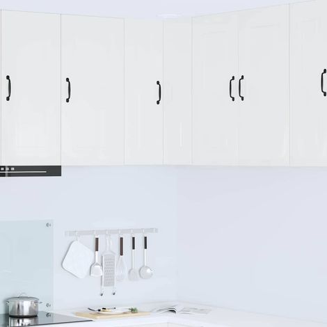 vidaXL Pannello lavastoviglie KALMAR Bianco Lucido 57 x 57 x 80 cm (1/5)