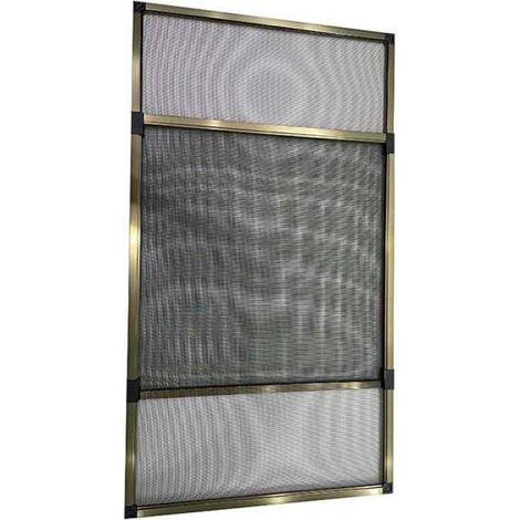 Mosquitera Fija Exterior 70x100/192 cm Bronce HABITEX