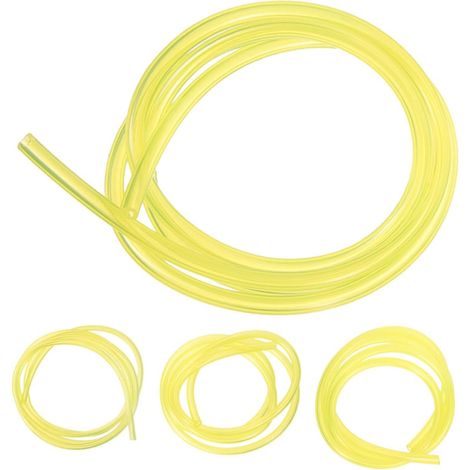 4 pièces Tuyau Carburant Durite Essence Résistant Haute Température pour Tondeuse Tronçonneuse Souffleur Flexible Anti-Usure Moteurs - (1/5)