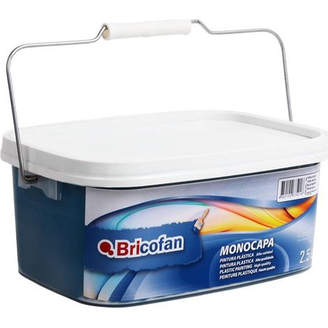 Pintura Plástica Monocapa Azul Agua (2,5 Lt) (1/4)