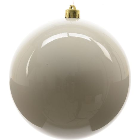 1 PALLINA DI NATALE 14 CM BIANCO LANA ADDOBBI APPENDIBILI DECORO ALBERO