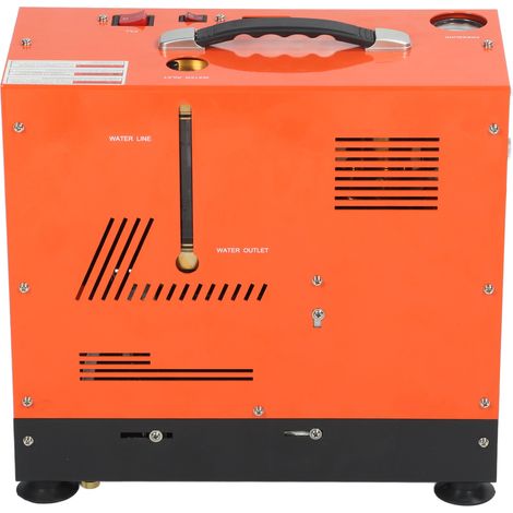 Tragbarer Luftkompressor 100–300 bar (1500–4500 psi) mit automatischer Abschaltung, Doppelzylinder-PCP-Luftkompressor, 1,5–1,8 cfm, EU-Stecker, 220 V (1/5)