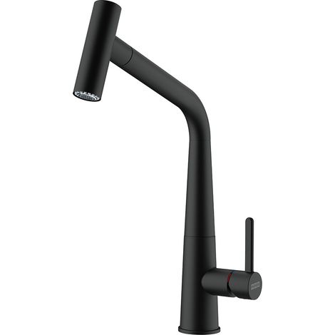 Mezclador para fregadero de cocina ducha ajustable negro mate Franke Icon 115.0625.190 Cromo (1/2)