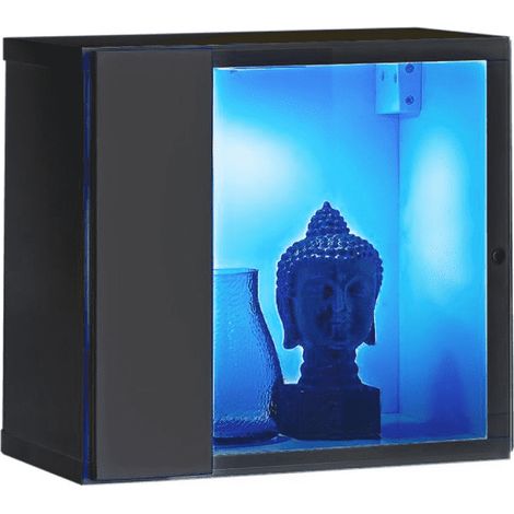 Vitrine suspendue Switch WW 5 - L 30 x P 25 x H 30 cm - Gris - Livraison gratuite