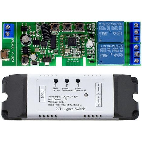 Contrôleur de moteur à actionneur linéaire électrique Tuya Zigbee Smart Wifi à 2 canaux, interrupteur intelligent CC/CA 7-32 V (1/5)