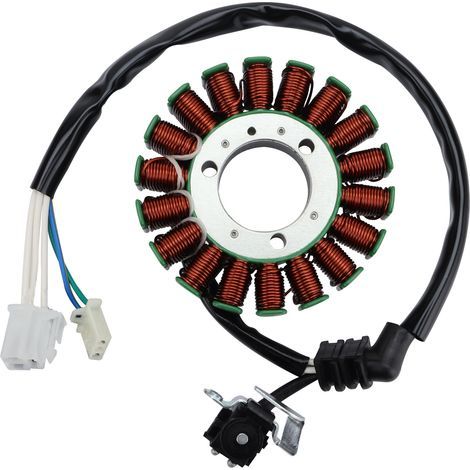 Yamaha YZF-R3 Magnetmotor-Statorspule, Original-Ersatzteil 1WD-H1410-00, kompatibel mit den Modellen R3 MT-03 der Baujahre 2015, 2016, 2017 und 2018. (1/4)