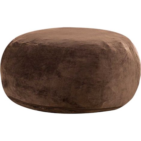 Pouf sacco 5FT in schiuma marrone, poltrona morbida da lettura per adulti MODENUIT (1/5)