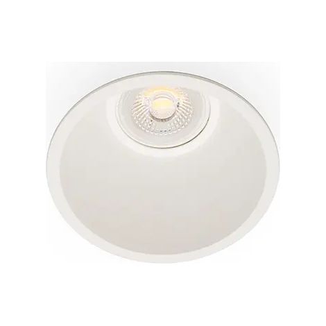Faro Barcelona – Lampe encastrable au plafond ronde blanche – Spot GU10 IP20 – Aluminium – Pour espaces intérieurs – 8W – Fixation facile (1/7)