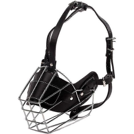 Muselière pour Bull Terrier - Panier en fil de fer rembourré en néoprène pour l'entraînement et la morsure (1/5)