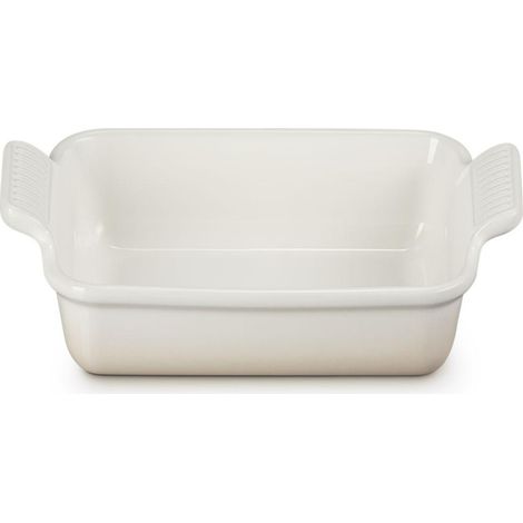 Le Creuset Piatto Rectangolare in ceramica meringa 1,1L (1/3)