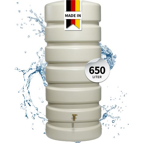 4rain CLASSIC Wandtank 650 L, sandbeige (1/5)