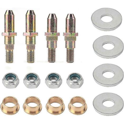 Un ensemble de goupilles de charnière, d'outils de réparation de porte de voiture robustes, d'un kit de bagues de charnière de porte de voiture en acier au carbone 12472843 12472844, compatible avec l