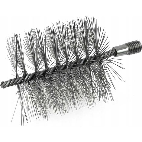 brosse de nettoyage geko cleaning brush poils acier filetage (1/2)