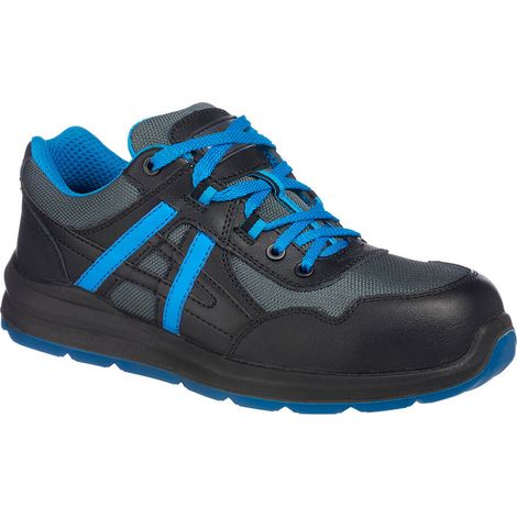 Portwest Compositelite Mersey Trainer S1p - 43 - Schwarz/Blau - Portwest