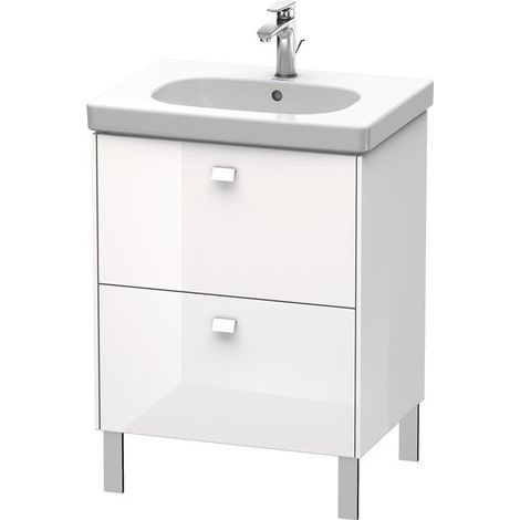 Meuble sous-vasque BRIOSO Griffe chromé 693x620x469mm beton