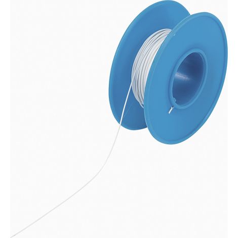 TRU COMPONENTS 1566873 Wickeldraht Wire Wrap 1 x 0.01 mm² Weiß 15 m (1/2)